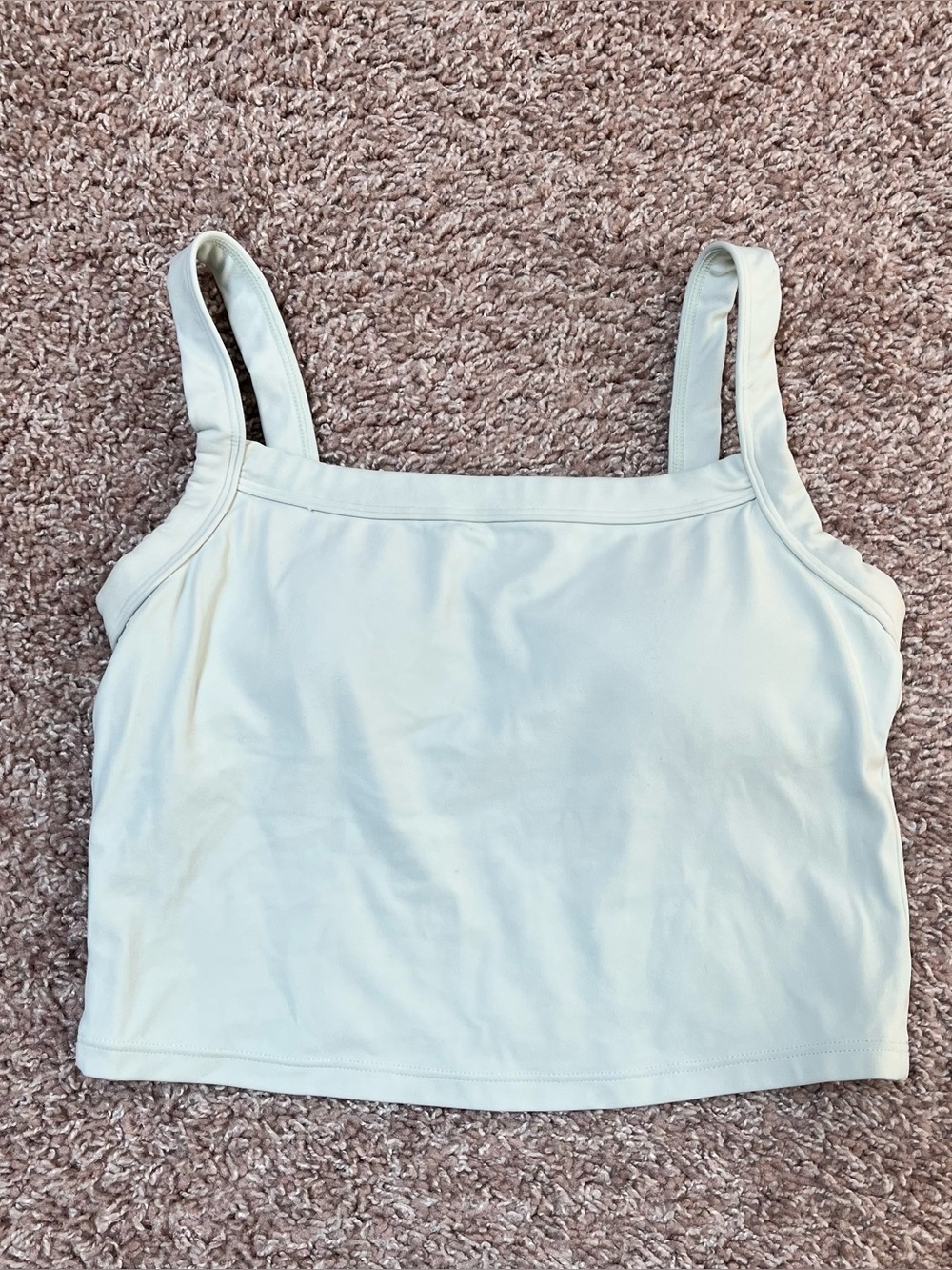 Vitality Cloud II Square Neck Cropped Tank